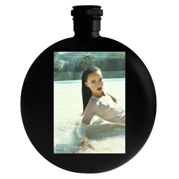 Olivia Wilde Round Flask