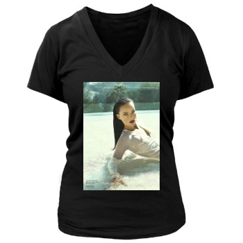 Olivia Wilde Women's Deep V-Neck TShirt