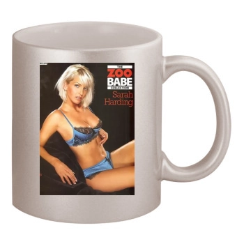 Sarah Harding 11oz Metallic Silver Mug