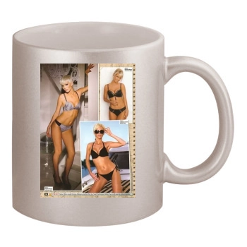 Sarah Harding 11oz Metallic Silver Mug