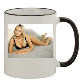 Adriana Karembeu 11oz Colored Rim & Handle Mug