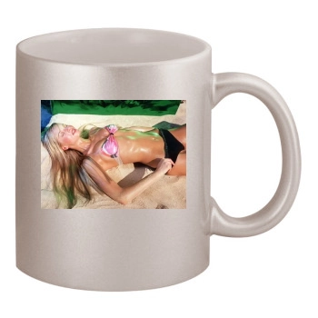 Adriana Karembeu 11oz Metallic Silver Mug