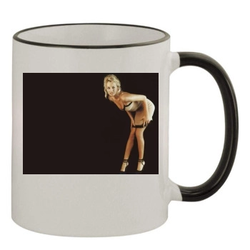 Adriana Karembeu 11oz Colored Rim & Handle Mug