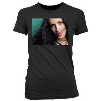 Alanis Morissette Women's Junior Cut Crewneck T-Shirt