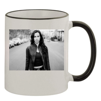 Alanis Morissette 11oz Colored Rim & Handle Mug