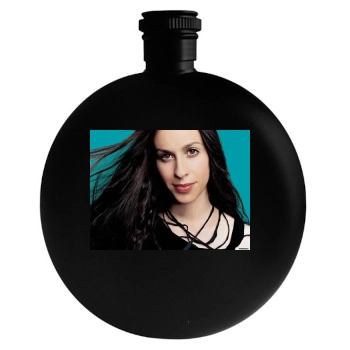 Alanis Morissette Round Flask