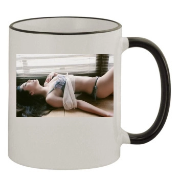 Haruna Yabuki 11oz Colored Rim & Handle Mug