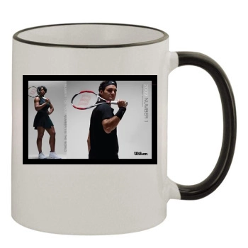 Serena Williams 11oz Colored Rim & Handle Mug