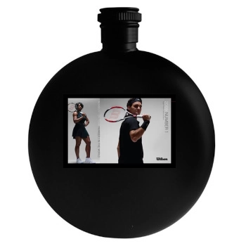 Serena Williams Round Flask