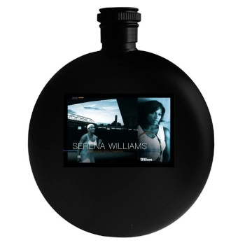 Serena Williams Round Flask