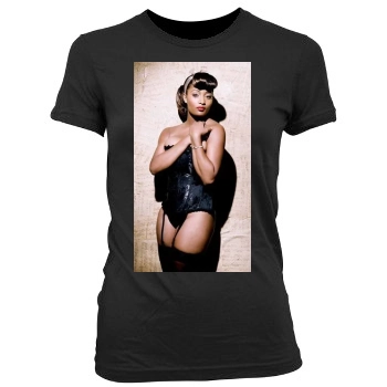 Toccara Jones Women's Junior Cut Crewneck T-Shirt