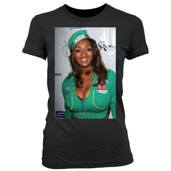 Toccara Jones Women's Junior Cut Crewneck T-Shirt