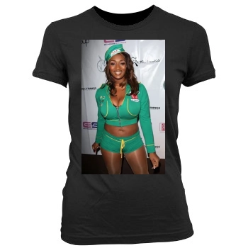 Toccara Jones Women's Junior Cut Crewneck T-Shirt