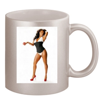 Toccara Jones 11oz Metallic Silver Mug