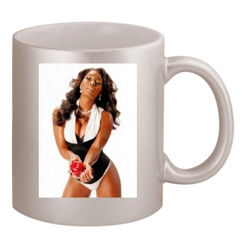 Toccara Jones 11oz Metallic Silver Mug