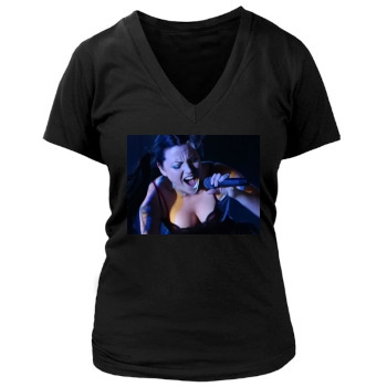 Amy Lee Women's Deep V-Neck TShirt