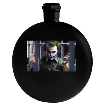 Heath Ledger Round Flask