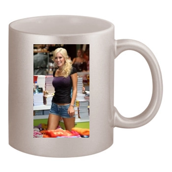 Heidi Montag 11oz Metallic Silver Mug