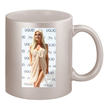 Heidi Montag 11oz Metallic Silver Mug