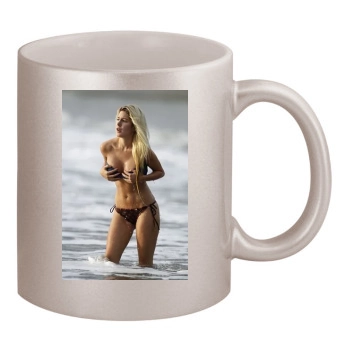 Heidi Montag 11oz Metallic Silver Mug