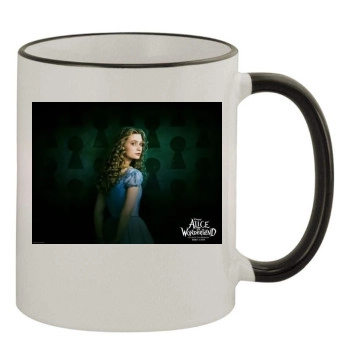 Helena Bonham Carter 11oz Colored Rim & Handle Mug