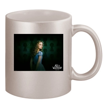 Helena Bonham Carter 11oz Metallic Silver Mug