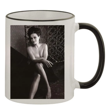 Helena Bonham Carter 11oz Colored Rim & Handle Mug