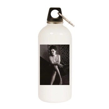 Helena Bonham Carter White Water Bottle With Carabiner