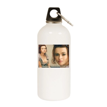 Helena Bonham Carter White Water Bottle With Carabiner