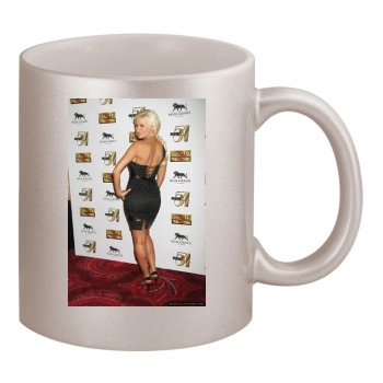 Holly Madison 11oz Metallic Silver Mug