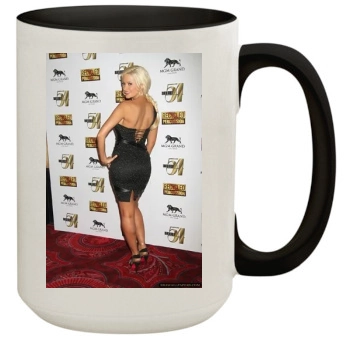 Holly Madison 15oz Colored Inner & Handle Mug