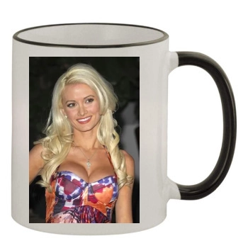 Holly Madison 11oz Colored Rim & Handle Mug