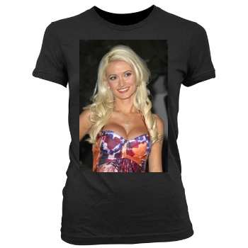 Holly Madison Women's Junior Cut Crewneck T-Shirt