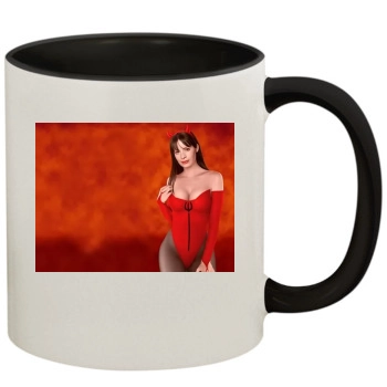 Holly Madison 11oz Colored Inner & Handle Mug