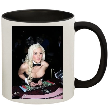 Holly Madison 11oz Colored Inner & Handle Mug