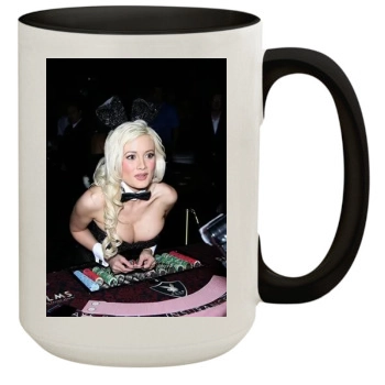 Holly Madison 15oz Colored Inner & Handle Mug