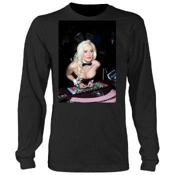 Holly Madison Men's Heavy Long Sleeve TShirt