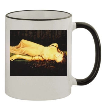 Sarah Brightman 11oz Colored Rim & Handle Mug