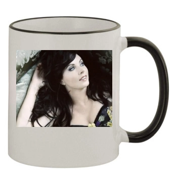 Sarah Brightman 11oz Colored Rim & Handle Mug