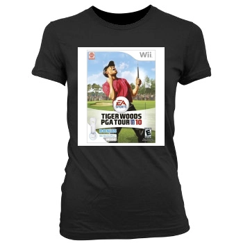 Tiger Woods Women's Junior Cut Crewneck T-Shirt