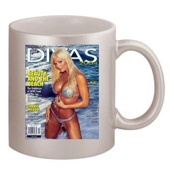 Torrie Wilson 11oz Metallic Silver Mug