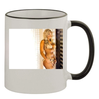 Torrie Wilson 11oz Colored Rim & Handle Mug