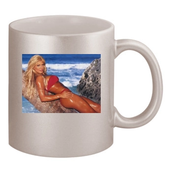 Torrie Wilson 11oz Metallic Silver Mug