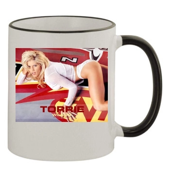 Torrie Wilson 11oz Colored Rim & Handle Mug