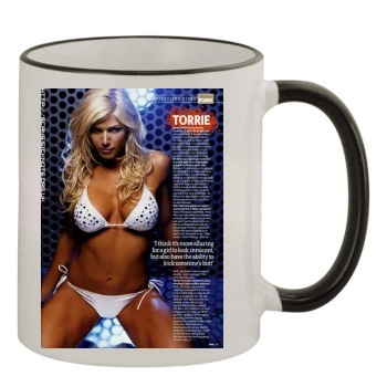 Torrie Wilson 11oz Colored Rim & Handle Mug