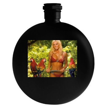 Torrie Wilson Round Flask