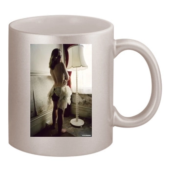 Abbie Cornish 11oz Metallic Silver Mug