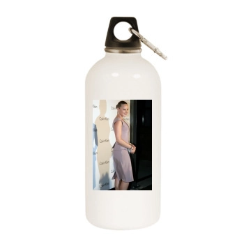 Abbie Cornish White Water Bottle With Carabiner