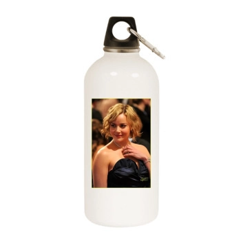 Abbie Cornish White Water Bottle With Carabiner