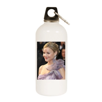 Abbie Cornish White Water Bottle With Carabiner